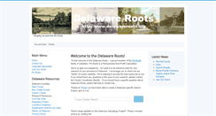 Desktop Screenshot of delawareroots.org
